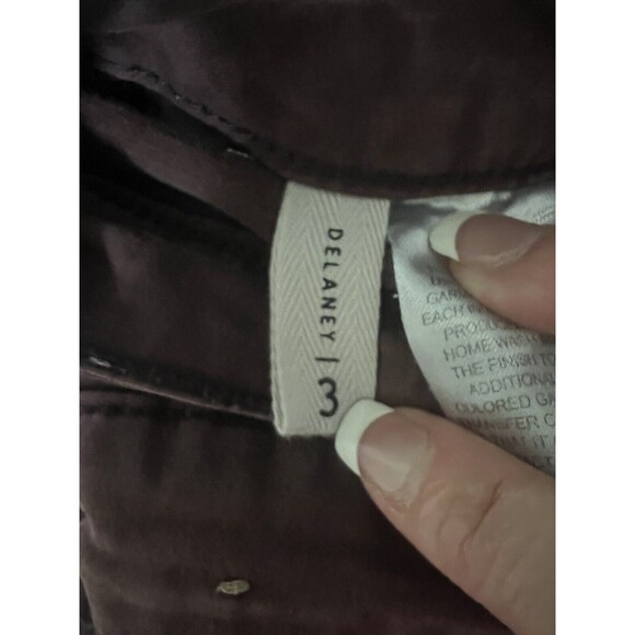 Empyre Delaney Womens Size 3 Maroon Low Rise Jeans Pants Stretch - Picture 8 of 8